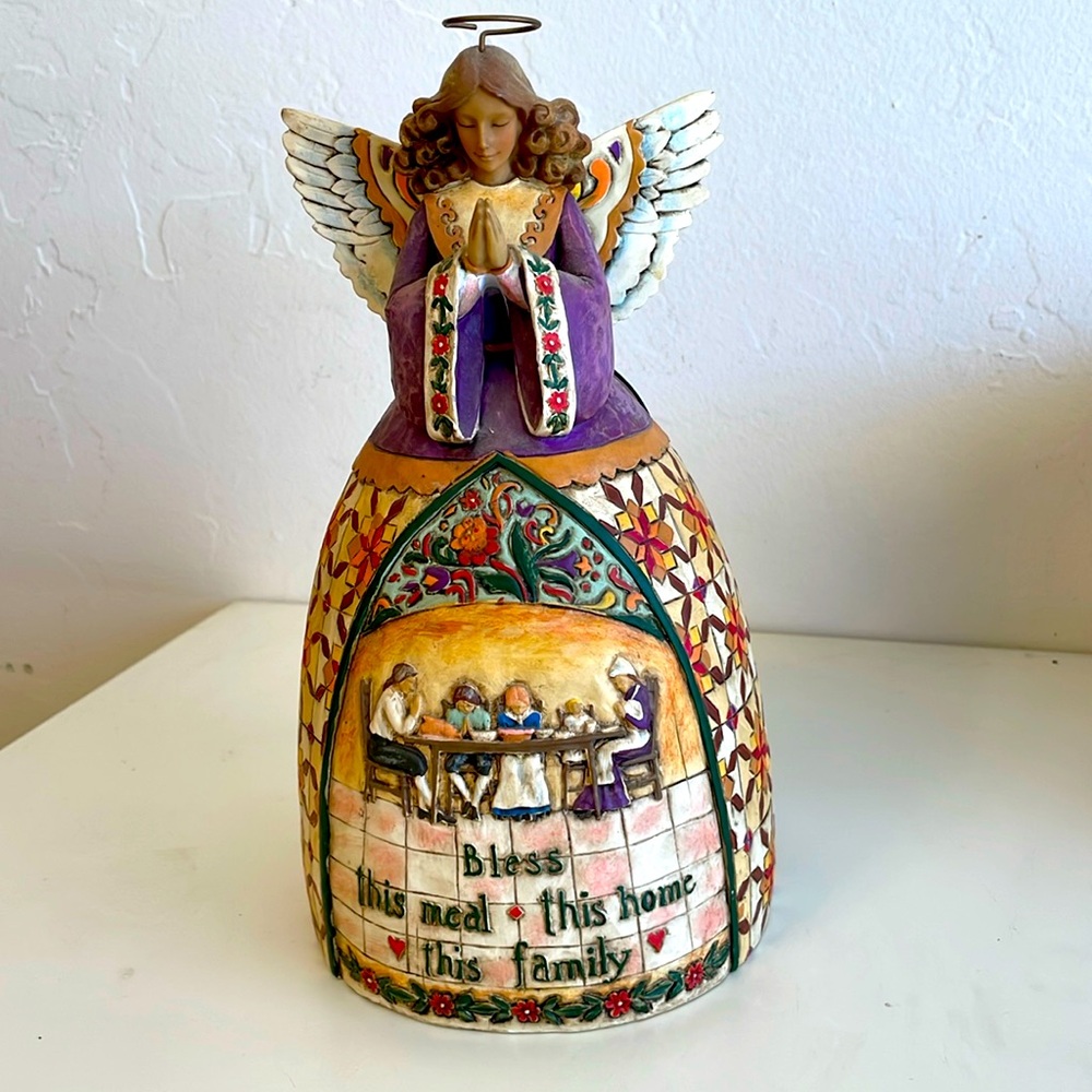 Jim Shore 2006 A Prayer For Thankfulness Figurine